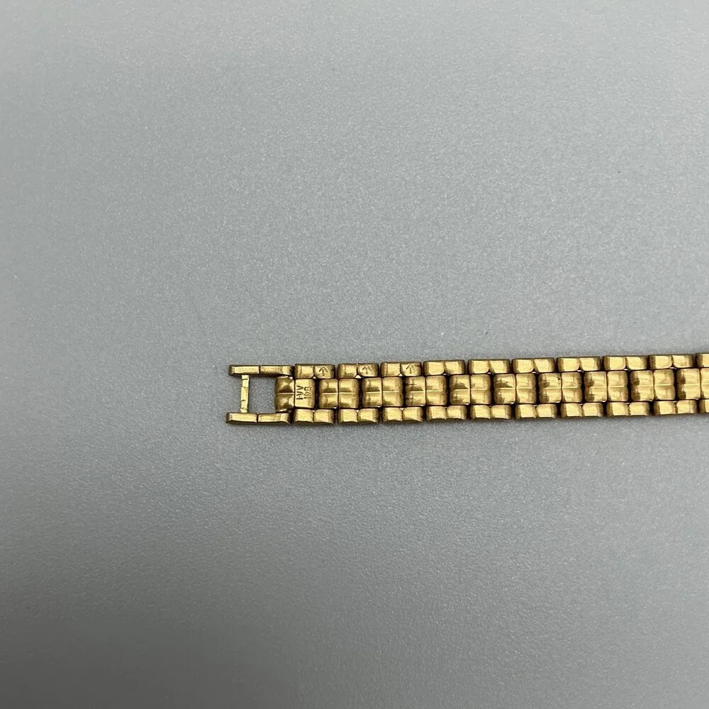 Vintage Pulsar Womens Watch 11mm Oval Dial Gold Tone V220-6190 New Battery 5